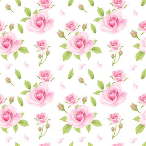 Padr O Rosa Rosas Sem Emenda Vintage Paper Printable Flower Background Wallpaper Floral Sets