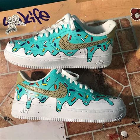 Nike men's air force 1 '07 an20 basketball shoe. Custom Ice Cream Air Force Ones | Kixify Marketplace