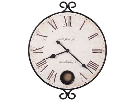 Howard Miller Magdalen Wrought Iron Oversized Gallery Wall Clock