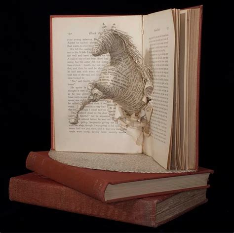 These Incredible Sculptures Are Made Out Of Book Pages Book Art