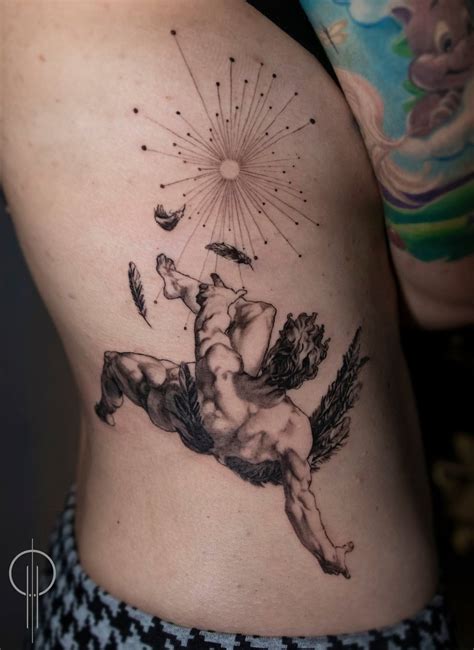 The Allure Of Falling Icarus Tattoos Myth Meets Ink