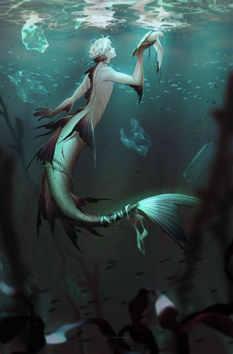Savior Weyowang Mermaid Artwork Anime Mermaid Mermaid Drawings