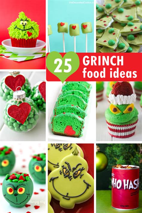 25 Grinch Food Ideas A Roundup Of Fun Food For Your Christmas Party