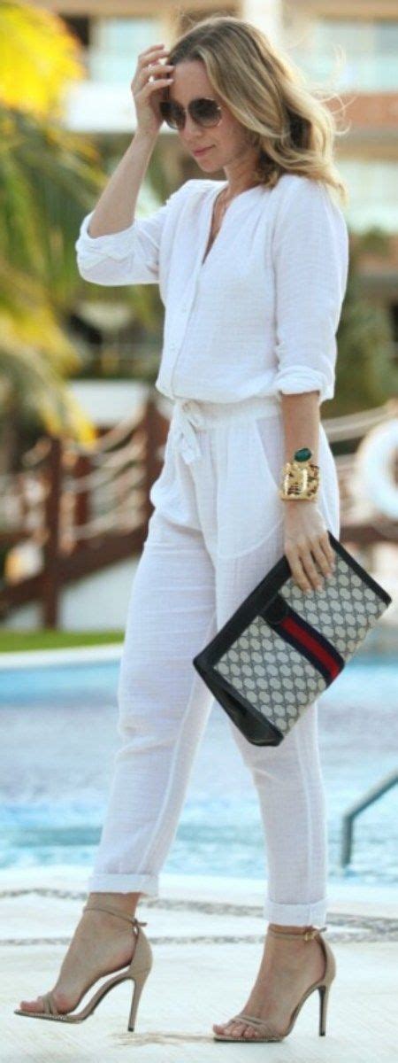 Perfect White Linen Pants Outfit For Summer And Spring 16 White