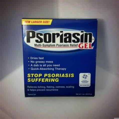 Psoriasin Gel Multi Symptom Psoriasis Relief 1 Oz Nib Expires 4