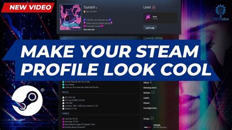Customize Your Steam Profile For A Cool Look