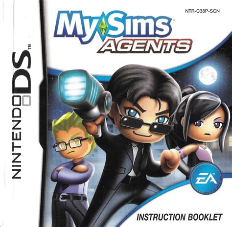 Mysims Agents Cover Or Packaging Material Mobygames