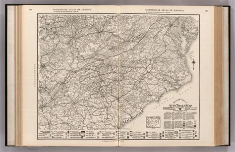 Commercial Atlas Of America Rand Mcnally Auto Trail Map District