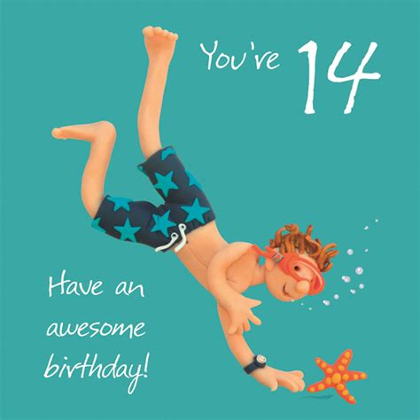 14th Birthday Card Messages Printable Templates Free
