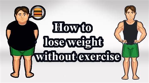 Fortunately, weight loss is still possible and the benefits should outweigh the effort. How to lose weight fast without exercise | 3 smart ideas ...