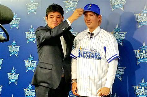 Dena“再加入”の古村が入団会見 「今度はなんとしても投げる姿を」 Baseball King