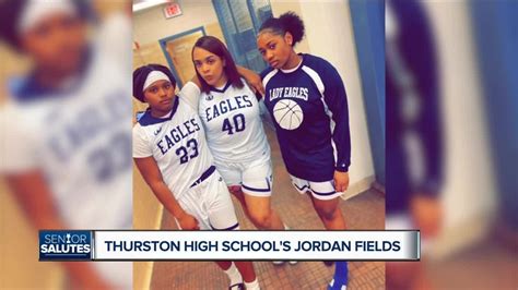 Wxyz Senior Salutes Thurston High Schools Jordan Fields Youtube