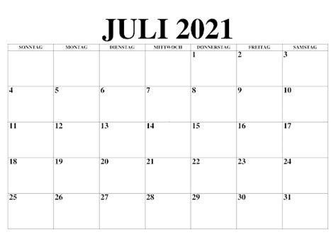 Maybe you would like to learn more about one of these? Kalender 2021 Juli Zum Ausdrucken | The Beste Kalender