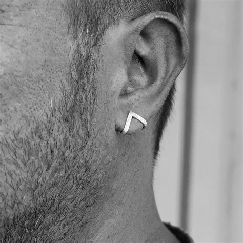 Mens Earrings Stud Earrings For Men T For Men Sterling Silver