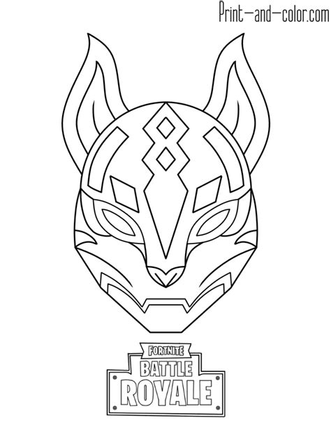4,827 likes · 1 talking about this. Fortnite battle royale coloring page Drif Mask | Cat ...
