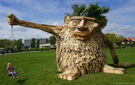 Scrap Wood Recycled Into Stunning Sculptures By Danish Artist Planet