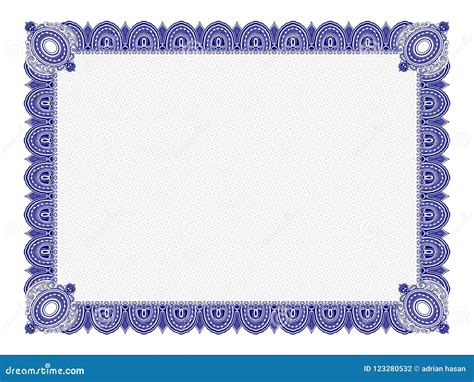 Certificate Frame Modern Minimalis And Elegant Stock Illustration