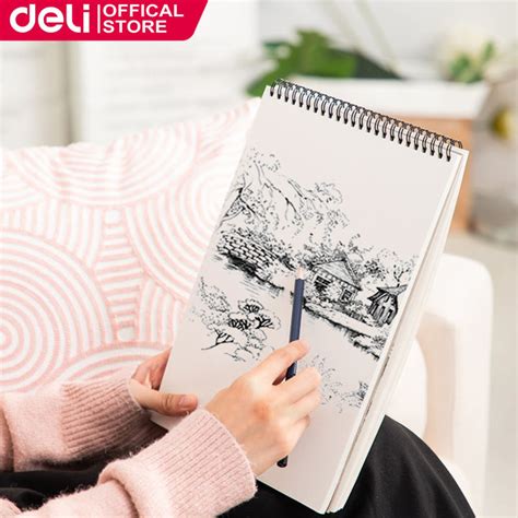 Deli 8K Professional Sketchbook 40 Sheets Sketchbook Thick Paper