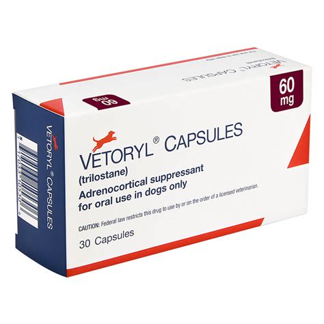 60mg Vetoryl Trilostane Capsules For Dogs Veterinary