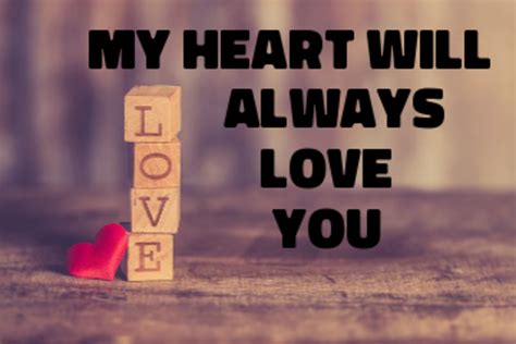 You always inhabit my heart. Poem: My Heart Will Always Love You | LetterPile