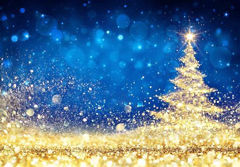 Blue And Gold Christmas Wallpapers Top Free Blue And Gold Christmas