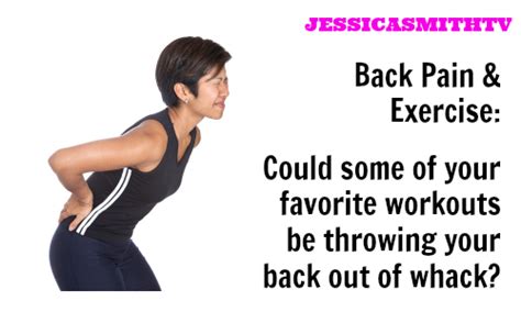 Working Out Lower Back Pain From Working Out