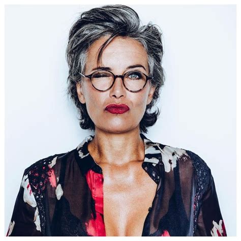 Glasses For Grey Hair Spectacular Styles For You To Gracefully Go