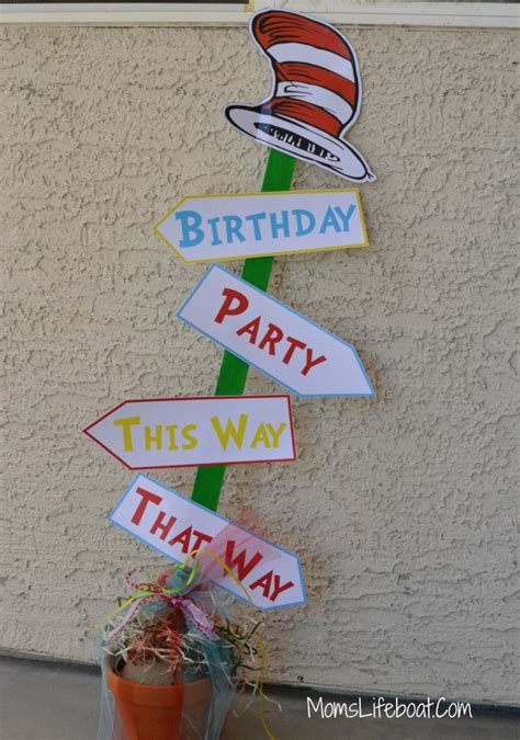 You might also need a free lorax paper bag puppet. Dr Seuss Birthday Party Ideas - Decorations and Games