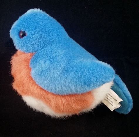 Eastern Bluebird Plush From Audubon Small Stuffed Blue Bird Toy Great