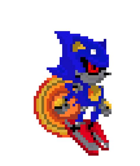 Sonic Cd Metal Sonic Recolored Pixel Art Maker