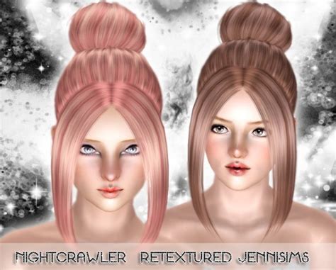 Topknot With Dimensional Bangs Nightcrawler Hair Retextured By Jenni