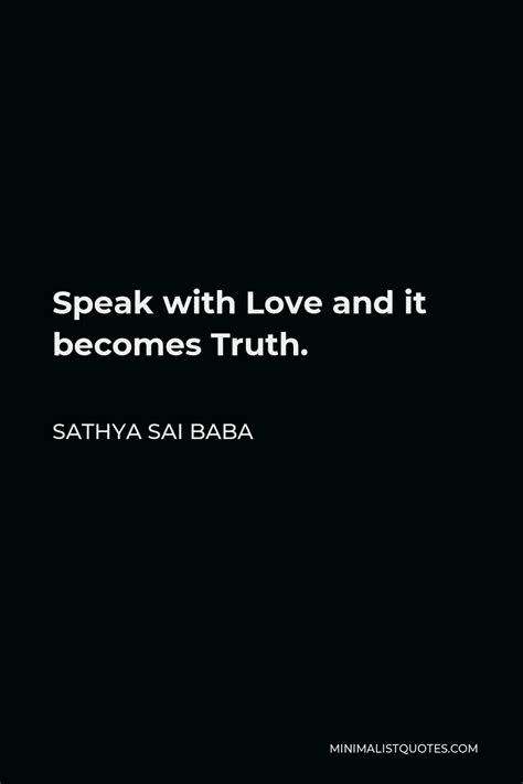 Sathya Sai Baba Quote You Are Not One Person But Three The One You