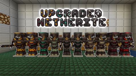 Upgraded Netherite Mod│minecraft Mod Showcase Youtube