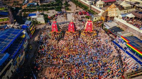 puri in a first rath yatra rituals completed ahead of schedule lord jagannath begins 9 day