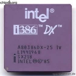 Intel - 386 - DX-25 - chipdb.org