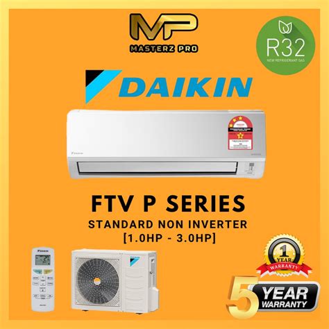 DAIKIN R32 Non Inverter FTV P Air Con Air Conditioning Wall Split