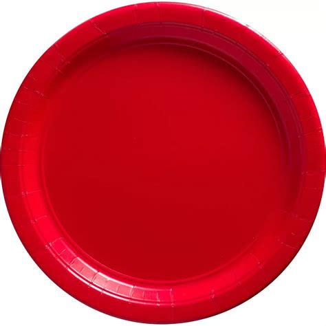 Big Party Pack Red Paper Dinner Plates 50ct Party City