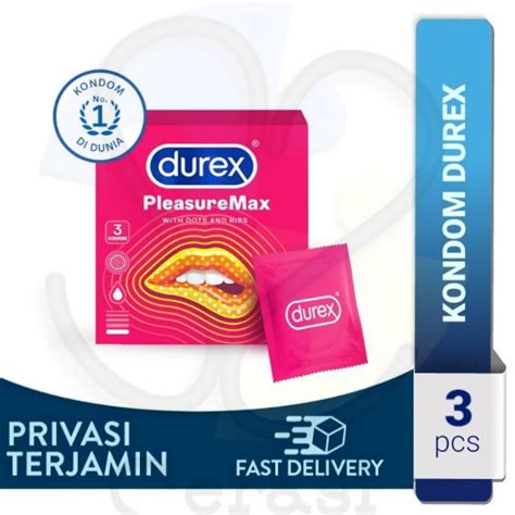 Jual Durex Pleasuremax Isi 3 Durex Pleasure Max Kondom Dotted And