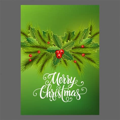 Free Vector Christmas Card Design
