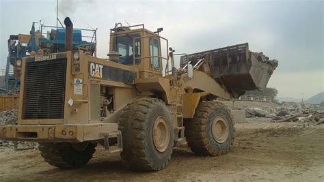 Light duty loading trucks for its entire life in a gravel pit. Used Caterpillar 980C wheel loaders for sale - Mascus USA