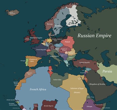 An Alternate Treaty Of Versailles Map Of 1925 Imaginarymaps