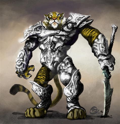 Tiger Warrior By Haridimus On Deviantart