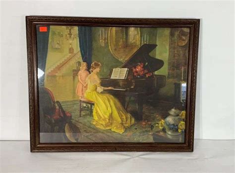 Antoni Ditlef Print Framed Enchantment 30 5x24 5 Hash Auctions