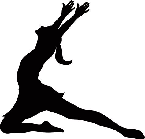 Clip Art Illustration Of A Silhouette Of A Ballet Dancer L Flickr