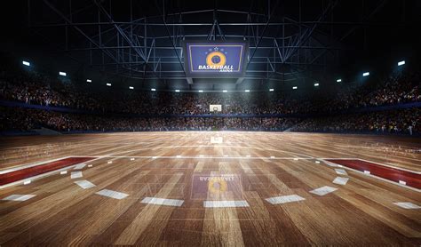 Basketball Court Stadium