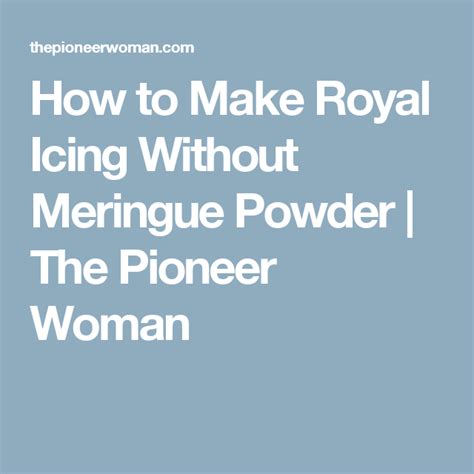 It has the most delicious taste and texture and makes decorating sugar cookies fun and simple. Royal Icing (without Meringue Powder) | Recipe | Royal ...
