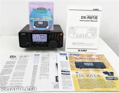 Alinco Dx R8t Shortwave Receiver Am Ssb Cw Amateur Dx Radio With Accessories For Sale Online