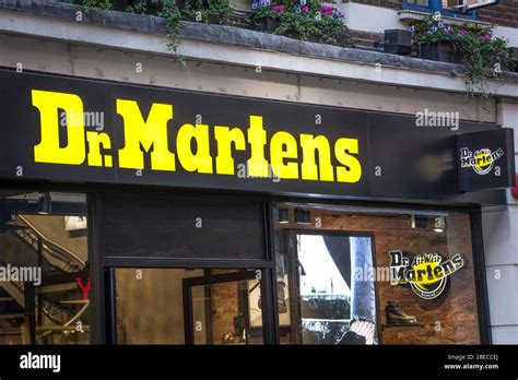 London Dr Martens Store Exterior On Oxford Street London An Iconic
