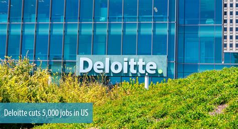 Showing 199 consultant jobs in deloitte. Deloitte cuts 5,000 jobs in US, consulting takes largest hit