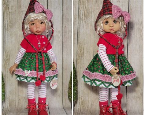 Complete Christmas Outfit Clothes For 20 Ll My Meadow Doll And 19